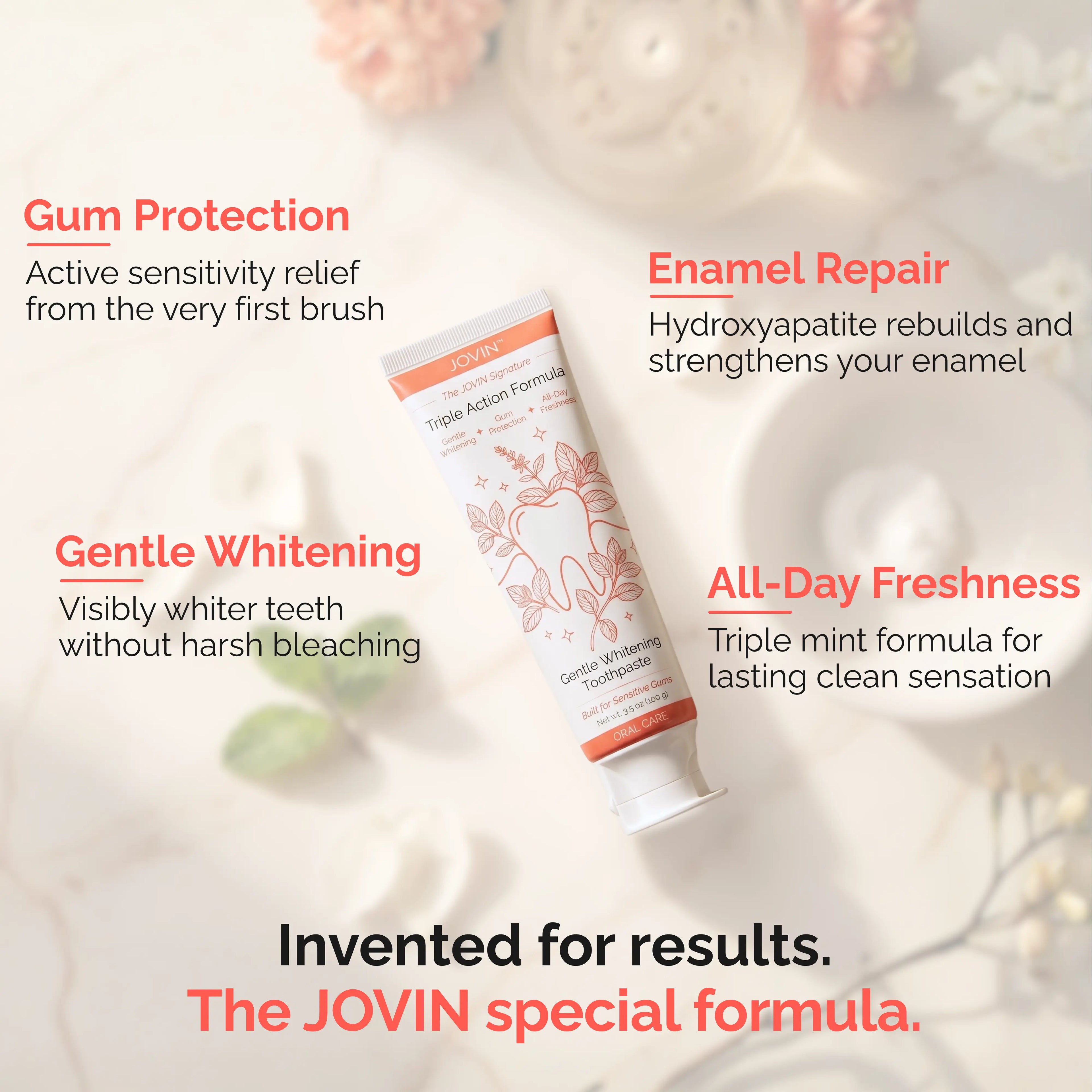 JOVIN™ Gentle Whitening Toothpaste for Sensitive Gums