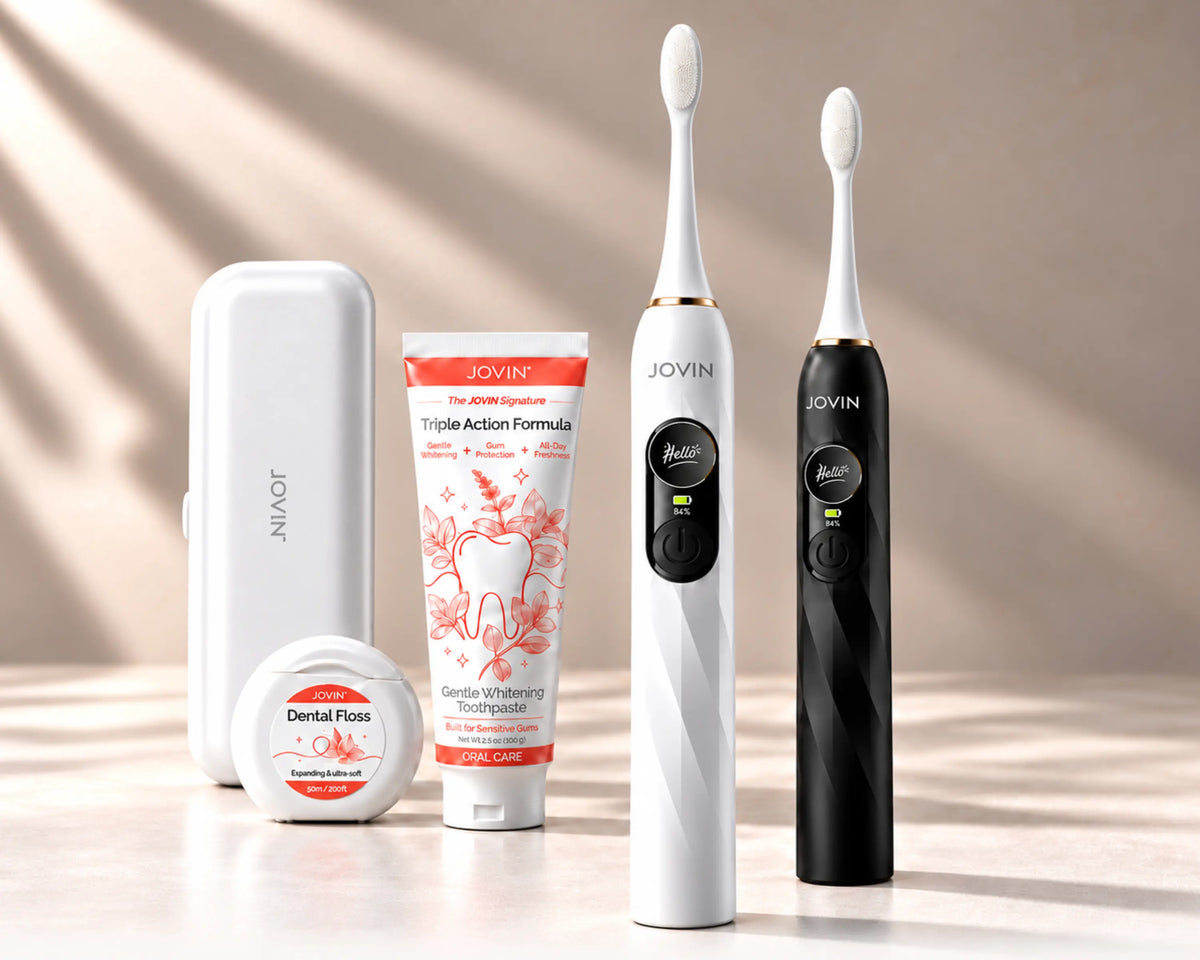 JOVIN™ Extra Soft Sonic Toothbrush for Sensitive Teeth & Gums